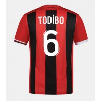 OGC Nice Jean-Clair Todibo #6 Replica Home Shirt 2023-24 Short Sleeve